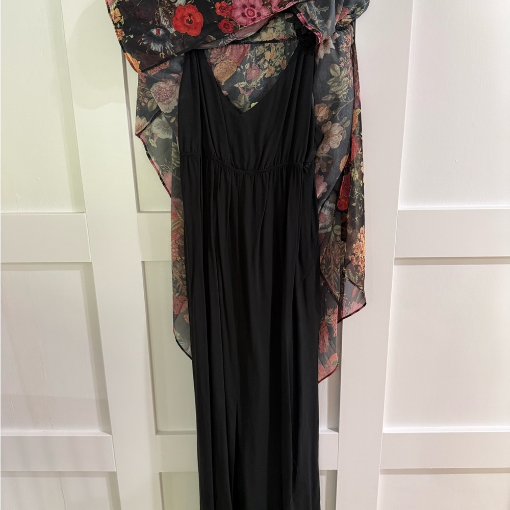 Farm Rio Laina Floral Maxi Dress – Size Large – Sheer w/ Slip - Picture 10 of 10